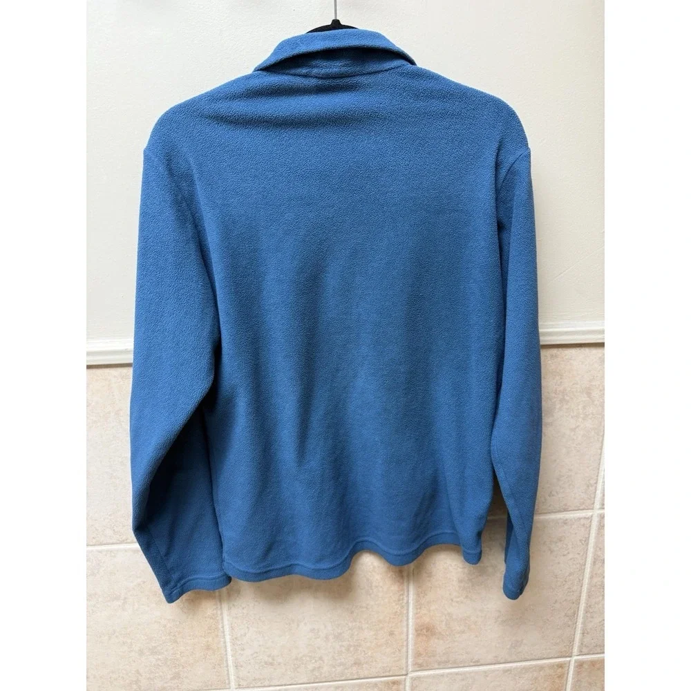 Patagonia Synchilla Quarter Zip Fleece Pullover Mens Blue Sweater. Sz S
